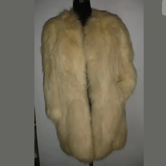 Vintage Sheepskin Fur 3/4 Length Coat - Picture 2 of 8
